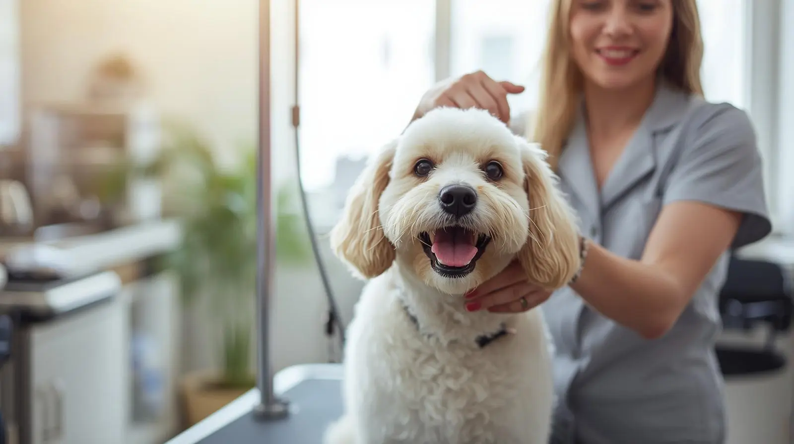 A cat looking content after a grooming session